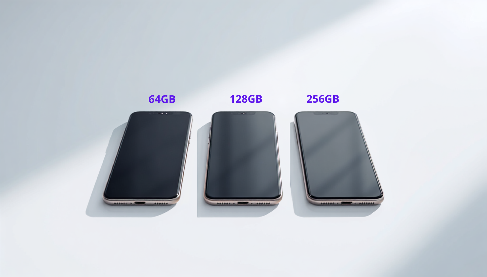 子供スマホの容量 64GB・128GB・256GB比較