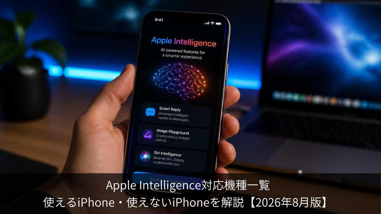 Apple Intelligence 対応機種