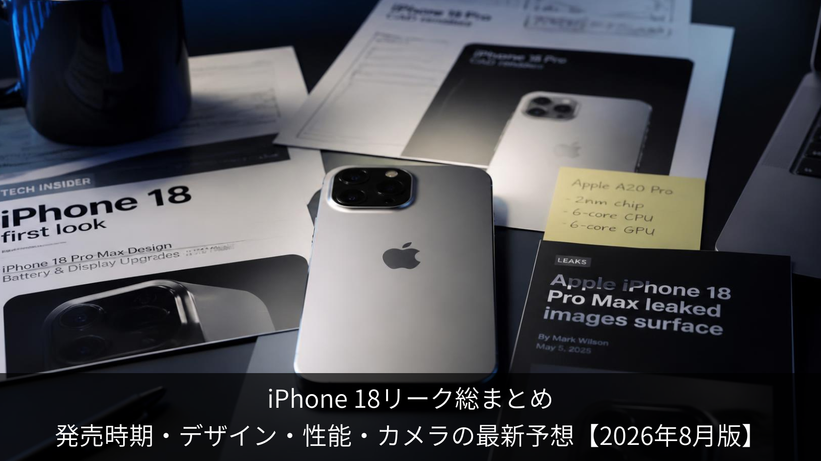 2026年8月版 iPhone 18リーク総まとめ