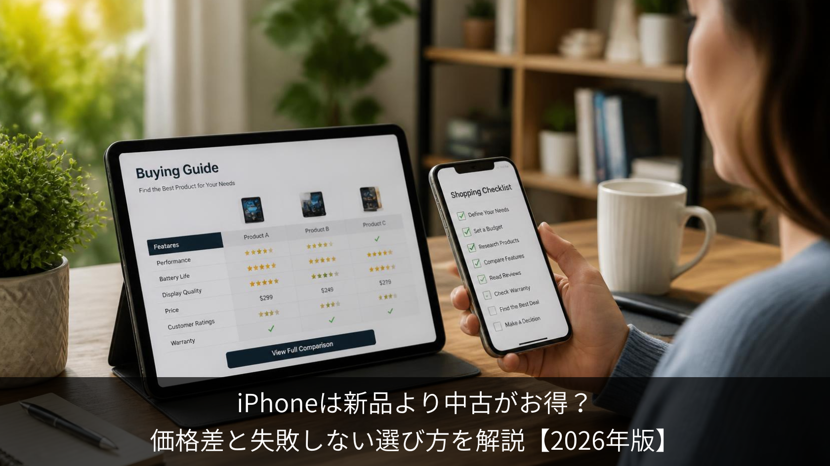 iPhoneは 新品より中古が お得？