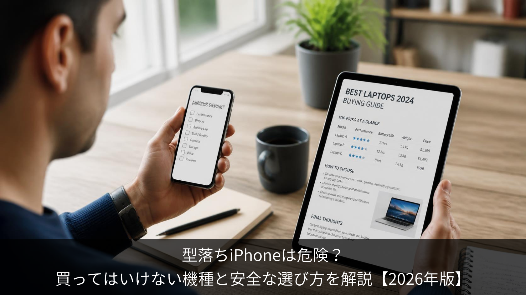 型落ちiPhoneは 危険？ 買ってはいけない端末