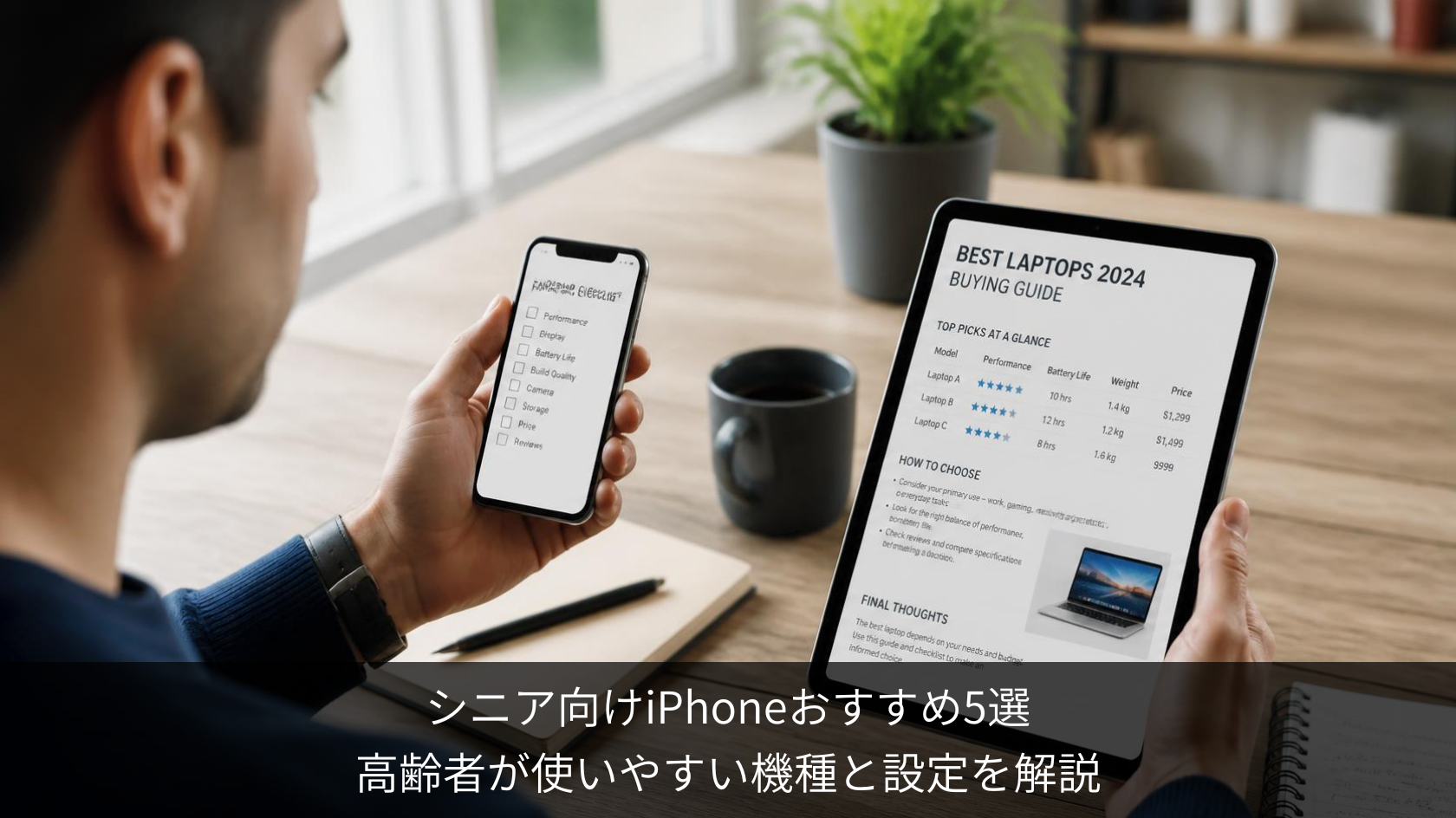 2026年版 シニア向けiPhone おすすめ5選