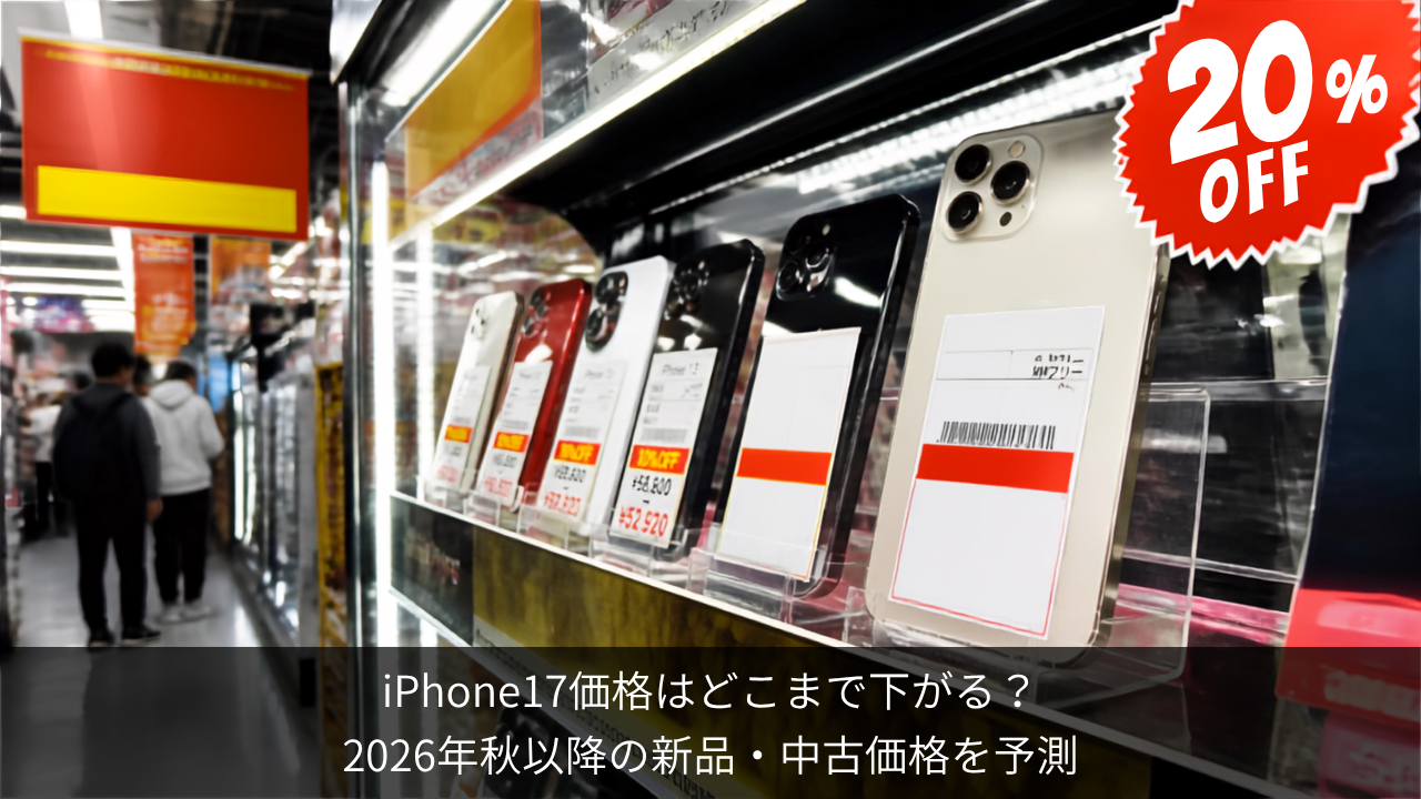 iPhone17価格は どこまで下がる？