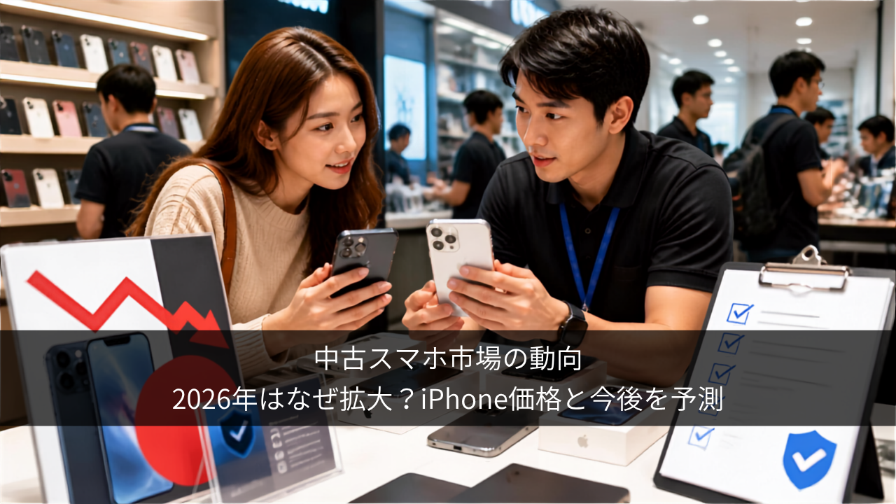 中古スマホ市場 2026年の動向