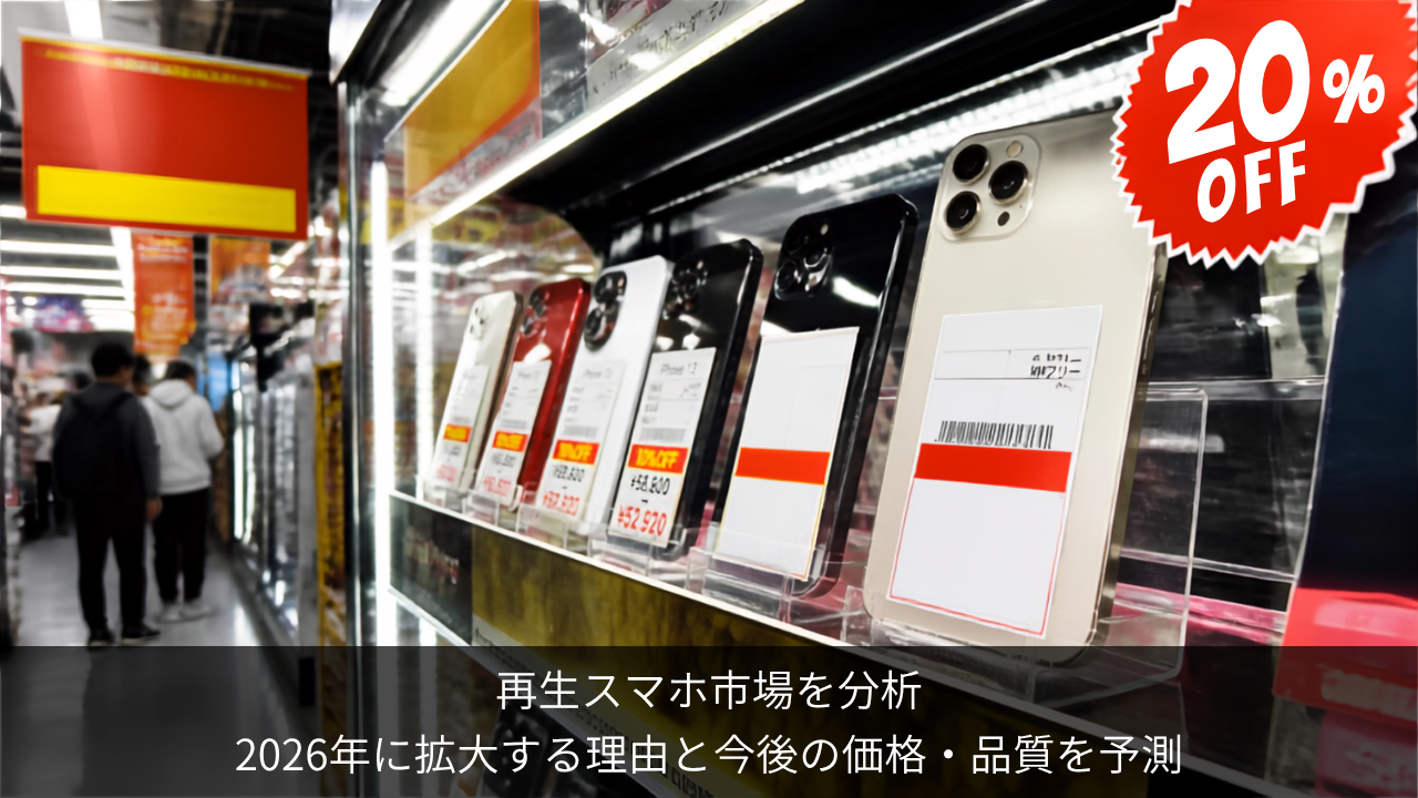再生スマホ市場 2026年を分析