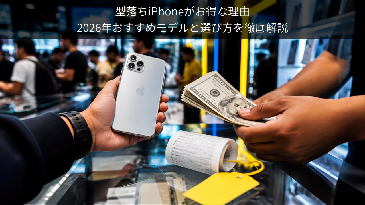 型落ちiPhone なぜお得？