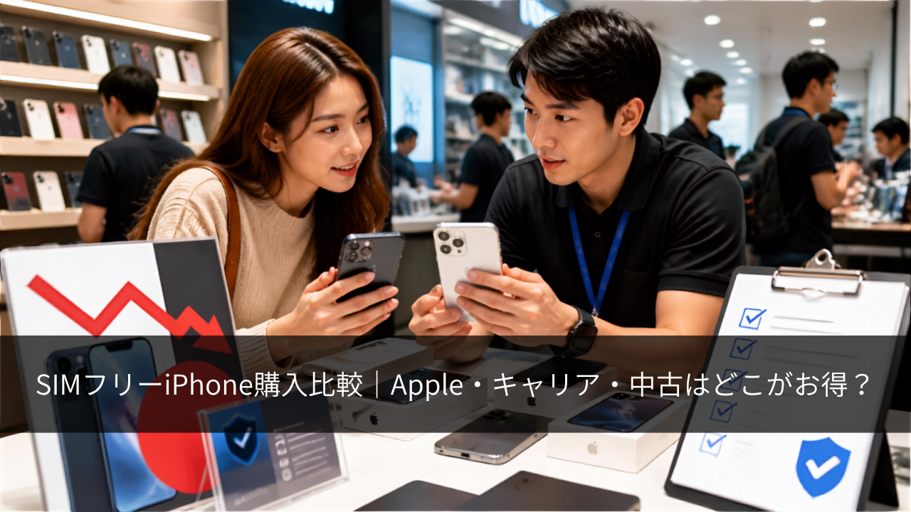 SIMフリーiPhone どこで買う？