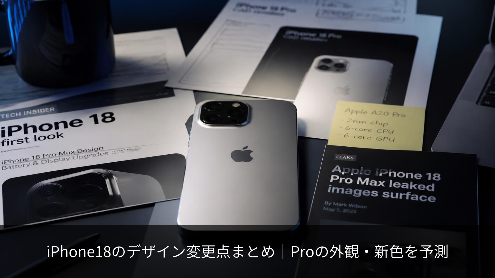 iPhone18のデザイン どこが変わる？ 外観・新色を徹底予測