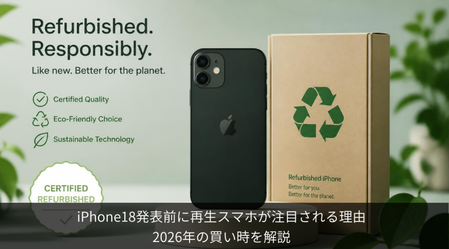 iPhone18 再生スマホ
