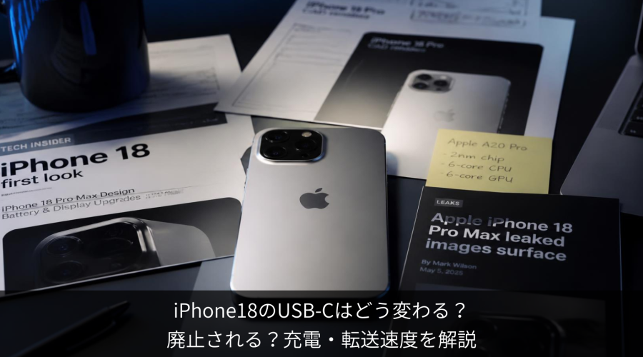 iPhone 18のUSB-Cは どう変わる？ 充電・転送速度を徹底予測