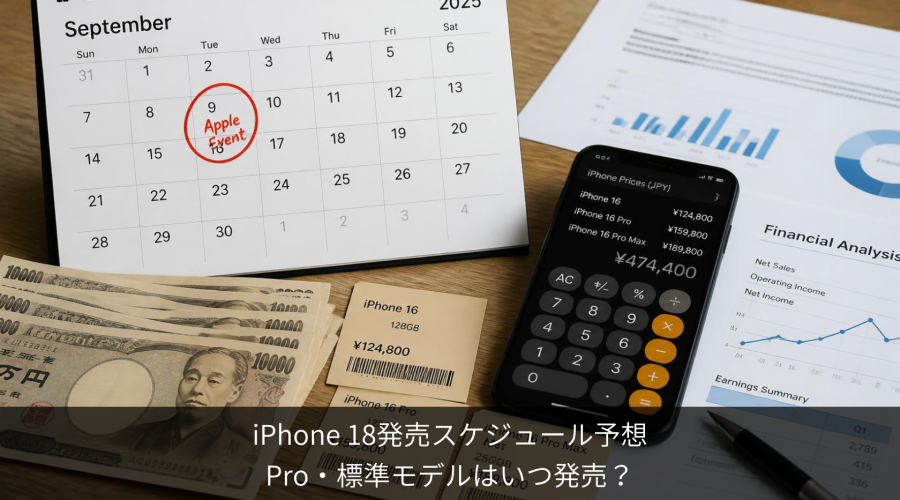 iPhone 18発売スケジュール予想？