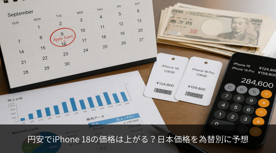 円安でiPhone 18は値上がり？