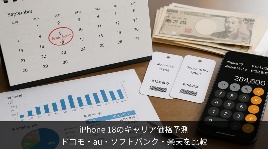 iPhone 18のキャリア価格予測