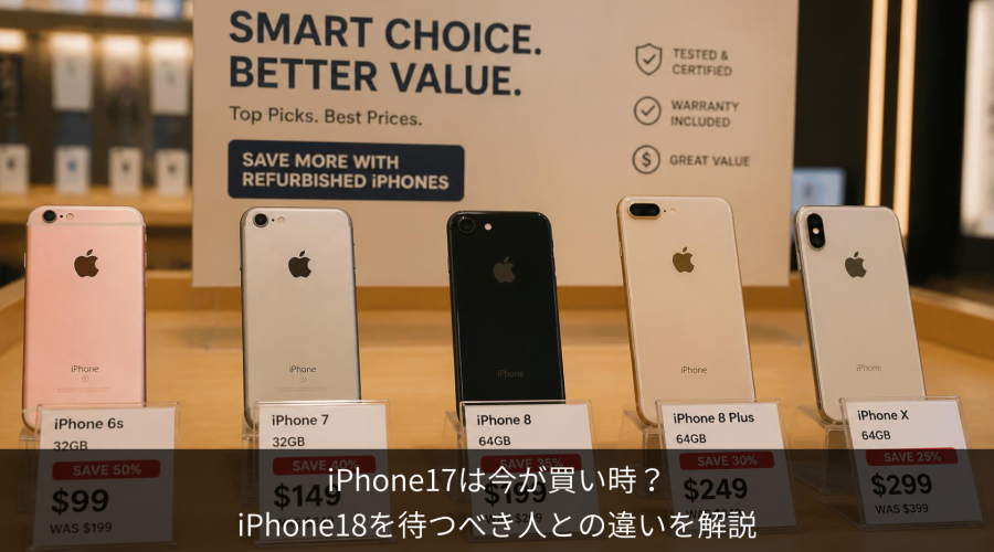 iPhone17は 今が買い時？
