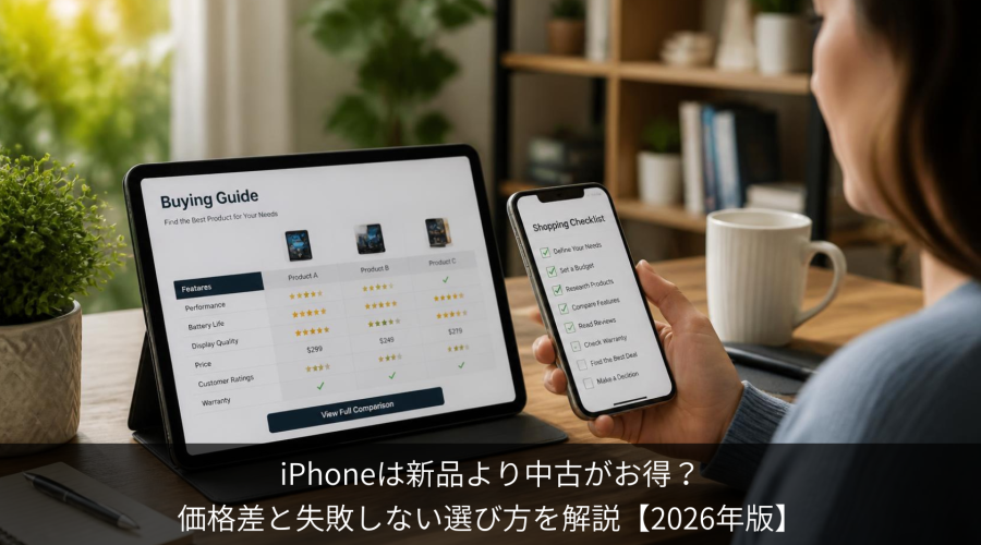 iPhoneは 新品より中古が お得？
