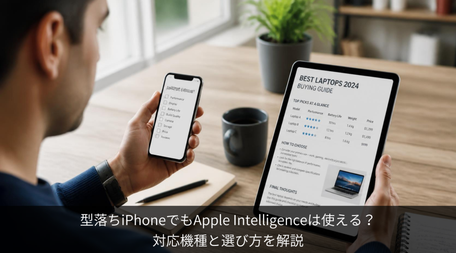 型落ちでも Apple Intelligenceは 使える？
