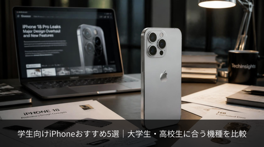 2026年版 学生向けiPhone おすすめ5選