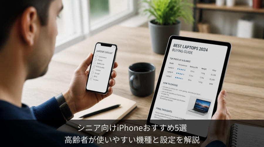 2026年版 シニア向けiPhone おすすめ5選