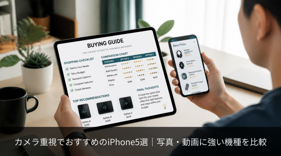 2026年版 カメラ重視のiPhone おすすめ5選