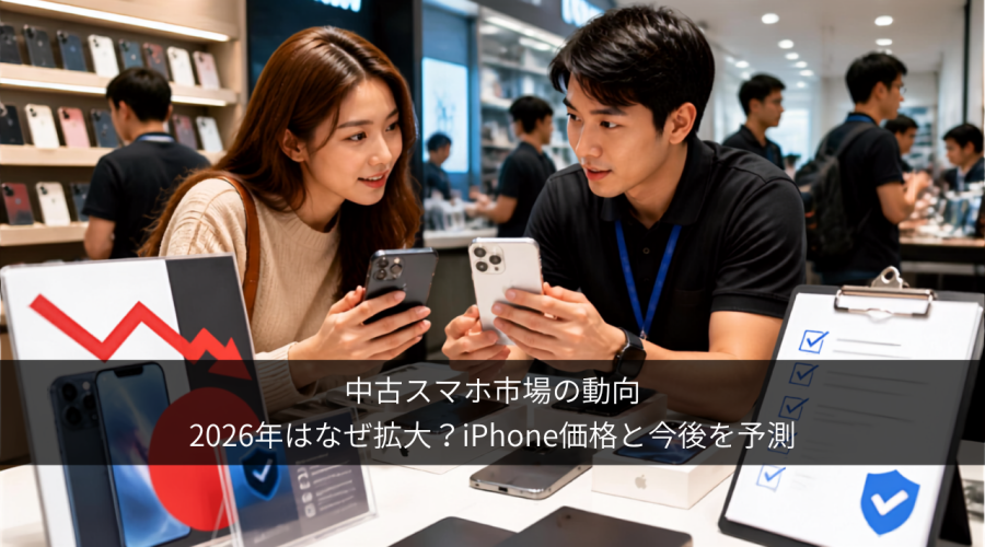 中古スマホ市場 2026年の動向