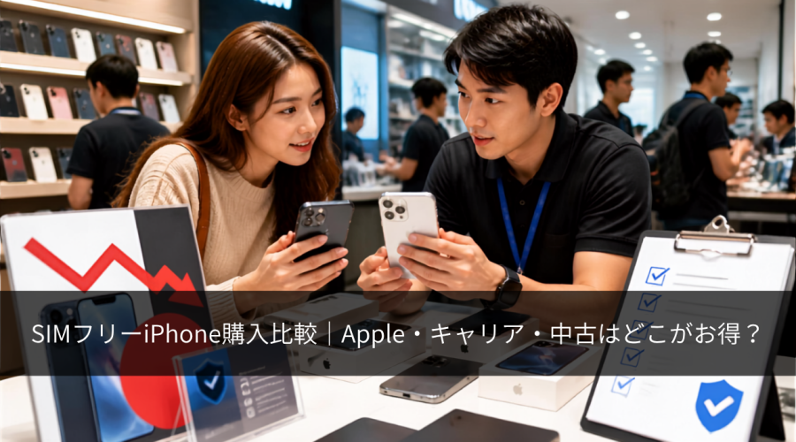 SIMフリーiPhone どこで買う？
