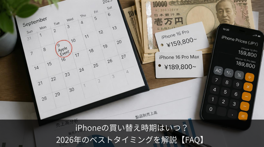 iPhone いつ買い替える？