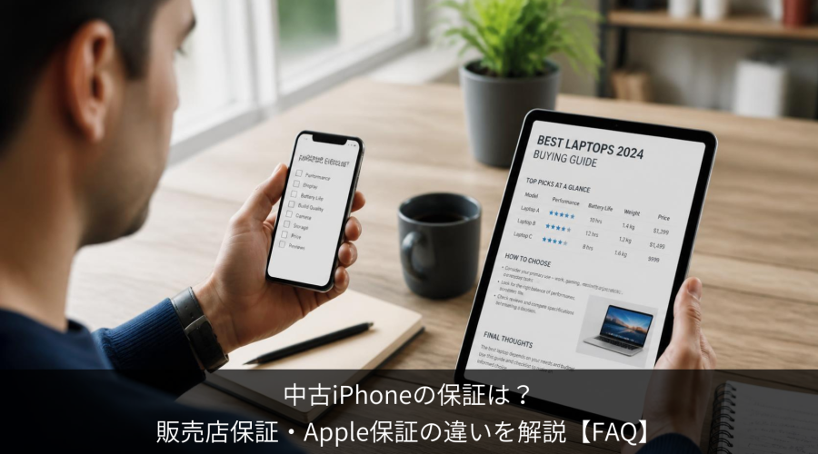 中古iPhone 保証はある？