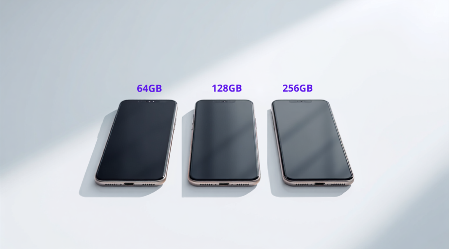 子供スマホの容量 64GB・128GB・256GB比較