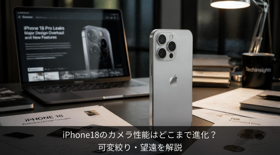 iPhone18のカメラ どこまで進化する？ 可変絞り・望遠を徹底予測