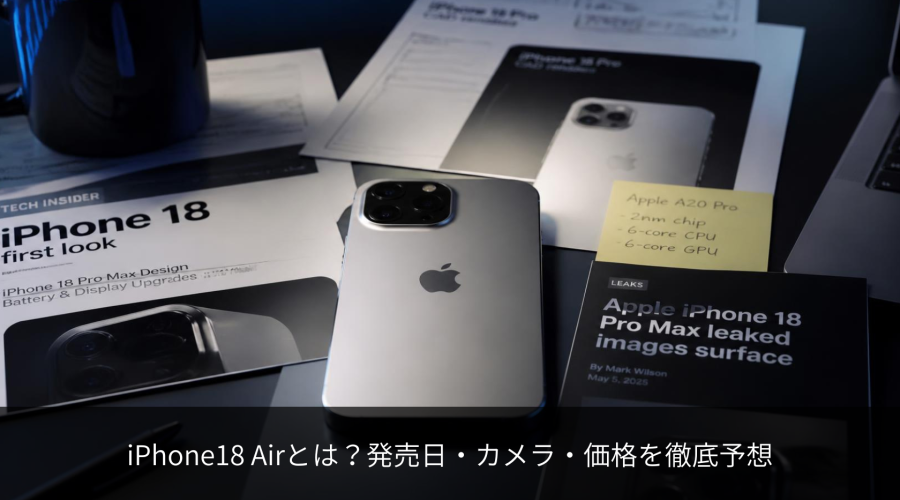 iPhone 18 Airとは？ 薄型モデルはどう進化？ 発売日・カメラ・価格を予想